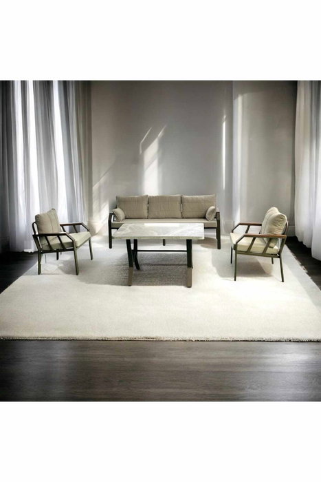 Hanah Home Nergiz Mermer 3+1+1 Beige Hanah Home Nergiz Mermer 3+1+1 Beige